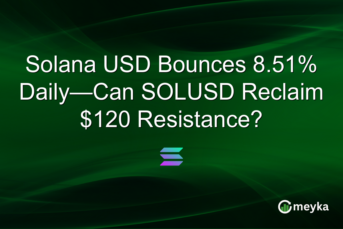 “Solana USD Jumps 8.51%: Can It Overcome Key Resistance Levels?”